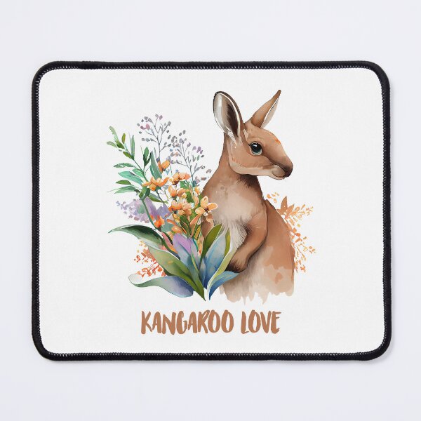 Item preview, Kangaroo Watercolor designed and sold by Blok45.