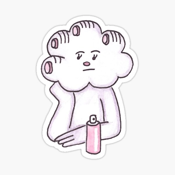 Ms. Cloud Sticker