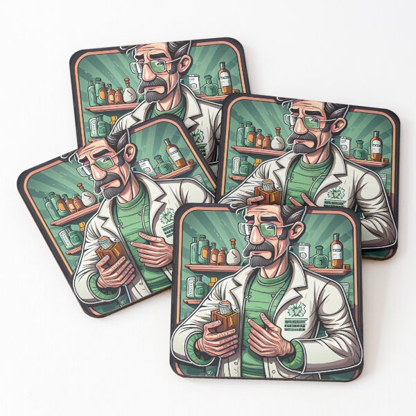 Item preview, Cool Cartoon crazy pharmacist designed and sold by Piotrek0001.
