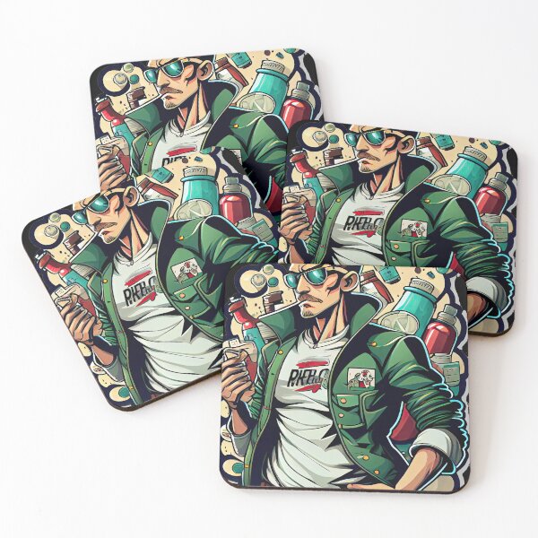 Item preview, Cool Cartoon crazy pharmacist designed and sold by Piotrek0001.