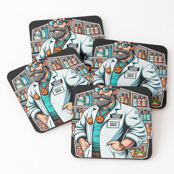 Item preview, Cool Cartoon crazy pharmacist designed and sold by Piotrek0001.