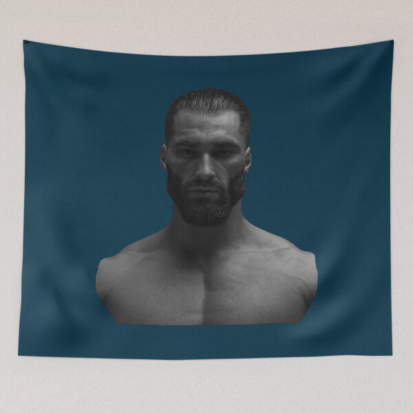 Item preview, GigaChad Tchad giga chad dank meme designed and sold by ChapmanDemello.