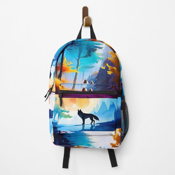 Item preview, In Watercolor Picture Of Inside Nature Of Wolves In The Woods. designed and sold by Giulivo Store Graphic.