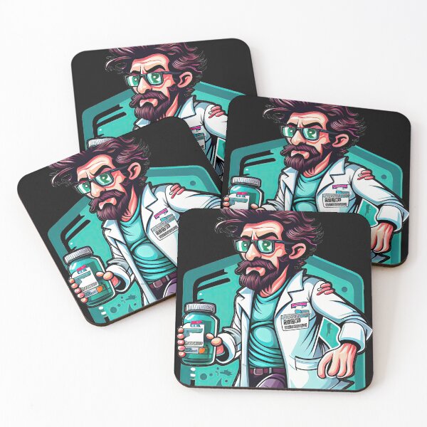 Item preview, Cool Cartoon crazy pharmacist designed and sold by Piotrek0001.
