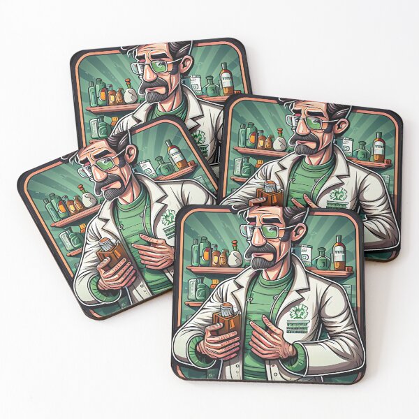 Item preview, Cool Cartoon crazy pharmacist designed and sold by Piotrek0001.