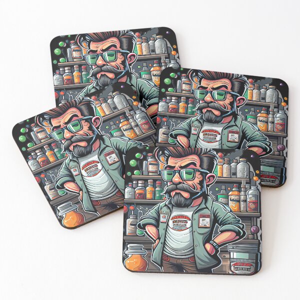 Item preview, Cool Cartoon crazy pharmacist designed and sold by Piotrek0001.