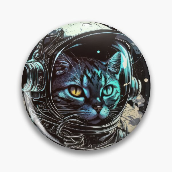 Item preview, cat in a space military uniform designed and sold by Mikhail Palinchak.