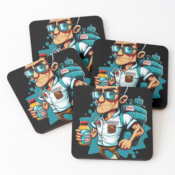 Item preview, Cool Cartoon crazy pharmacist designed and sold by Piotrek0001.