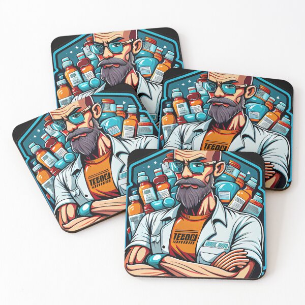 Item preview, Cool Cartoon crazy pharmacist designed and sold by Piotrek0001.