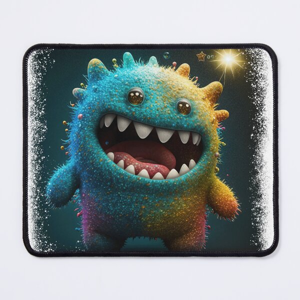 Item preview, Sparkling monster cute gift colorful fur love adorable chuppy designed and sold by Dontobiasshop.