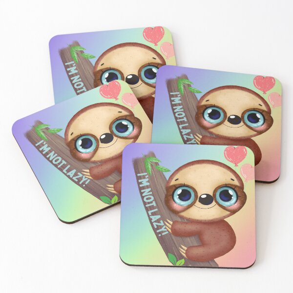 Item preview, I am Not Lazy Sloth  designed and sold by rafiaarts.