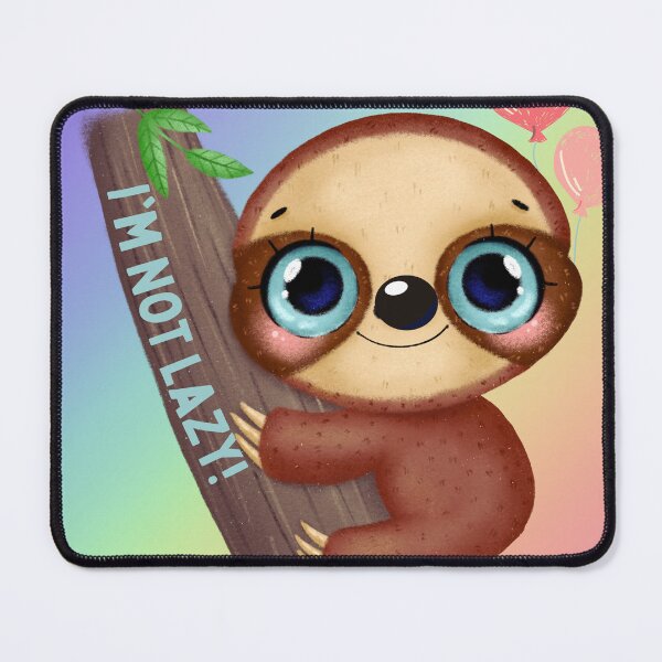Item preview, I am Not Lazy Sloth designed and sold by rafiaarts.