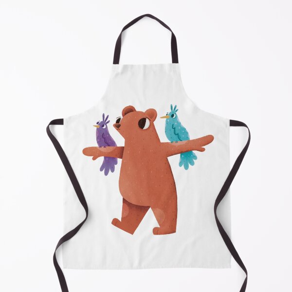 Item preview,  Bear with parrots designed and sold by Martyna Kamieńska.