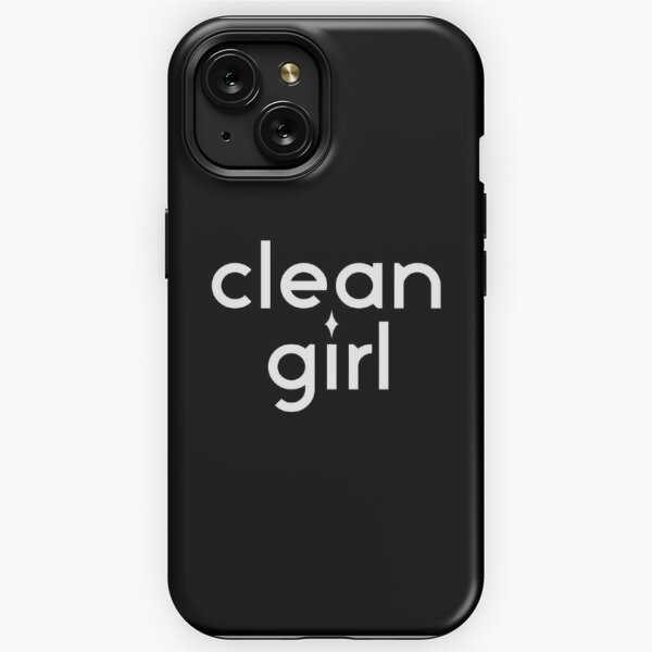 Clean Girl Tiktok Beauty Aesthetic Sparkly White Slogan