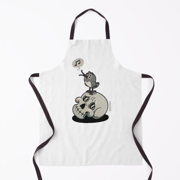 Item preview, Scull and birdie  | White background  designed and sold by DicDoc.