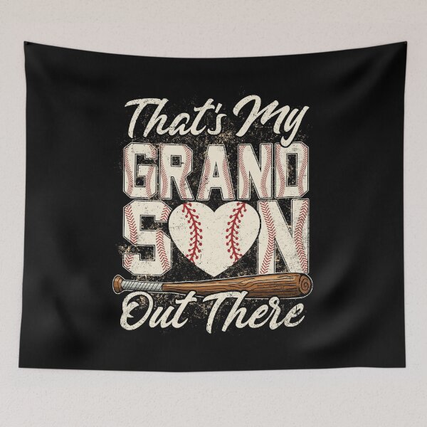 Item preview, That's My Grandson Out There Baseball Fan designed and sold by tranb0644.