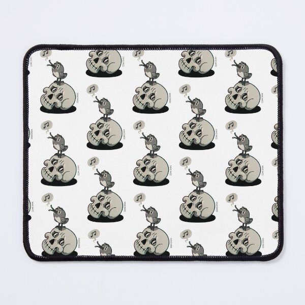 Item preview, Scull and birdie  | White background  designed and sold by DicDoc.