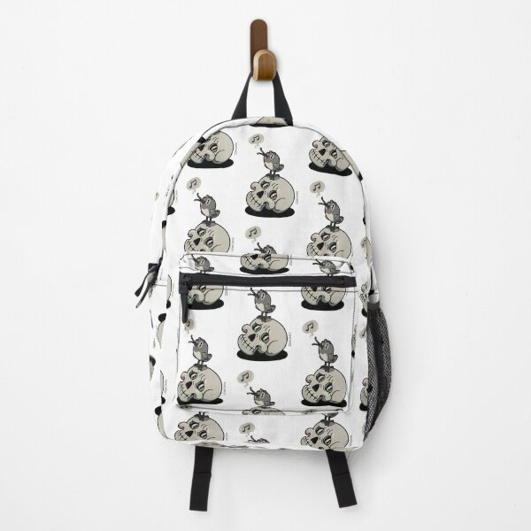 Item preview, Scull and birdie | White background designed and sold by DicDoc.