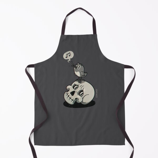 Item preview, Scull and birdie  | Gray background designed and sold by DicDoc.