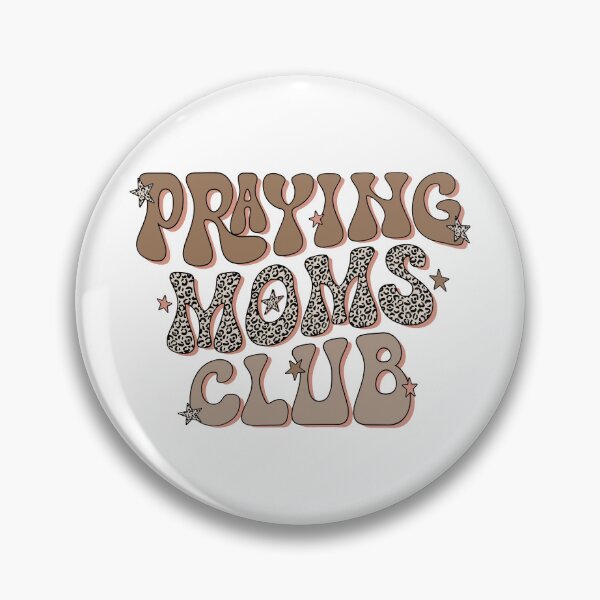 Artikelvorschau, Praying Moms Club Retro entworfen und verkauft von printify.
