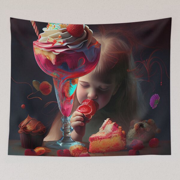 Item preview, Sweet Temptation Digital Painting designed and sold by CodeAndColors.