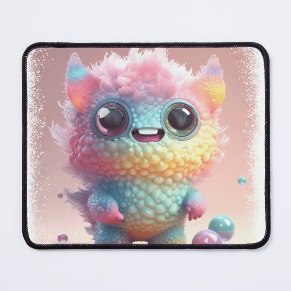 Item preview, Sparkling monster cute gift colorful fur love adorable chuppy designed and sold by Dontobiasshop.