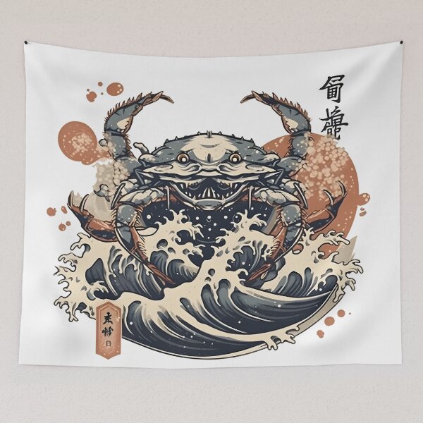 Item preview, crab japanese style designed and sold by NickLivin.