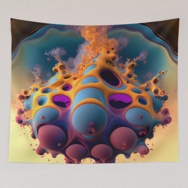 Item preview, Mellifluous Scrutiny of a Volatile and Idiosyncrat Digital Painting designed and sold by CodeAndColors.