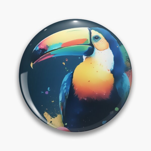Item preview, Toucan bird on a branch fruit colorful designed and sold by Casanova7000.