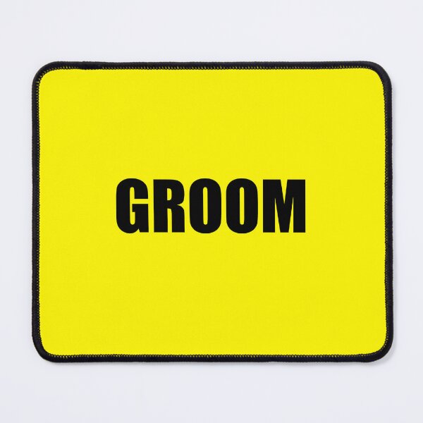 Item preview, GROOM, Black text designed and sold by Identity-Attire.