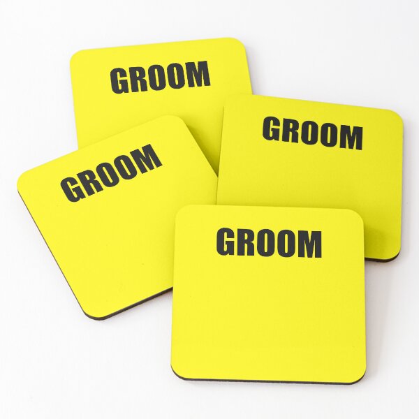 Item preview, GROOM, Black text designed and sold by Identity-Attire.