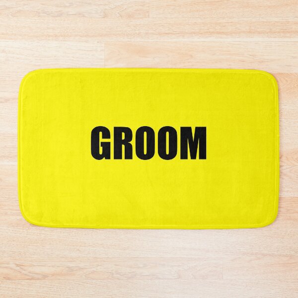 Item preview, GROOM, Black text designed and sold by Identity-Attire.