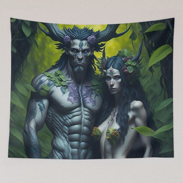 Item preview, Forestnymph and Faun designed and sold by cuprum.