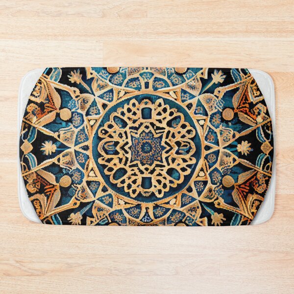 Item preview, Baroque Circular Triangular Organic Moroccan Patte Digital Painting designed and sold by CodeAndColors.