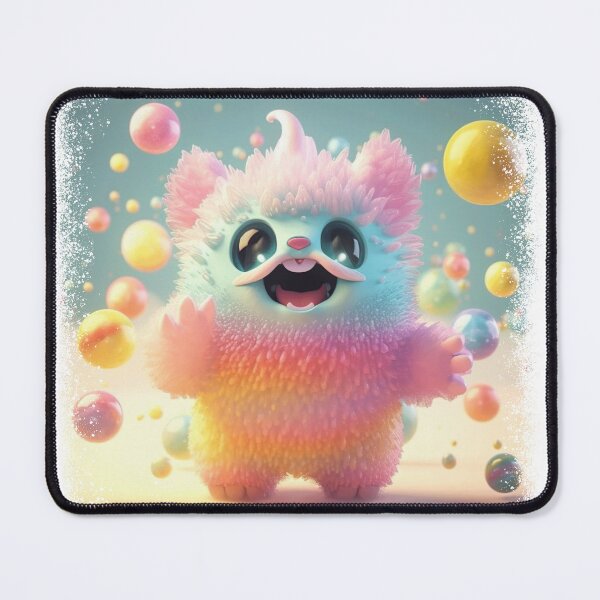Item preview, Sparkling monster cute gift colorful fur love adorable chuppy designed and sold by Dontobiasshop.