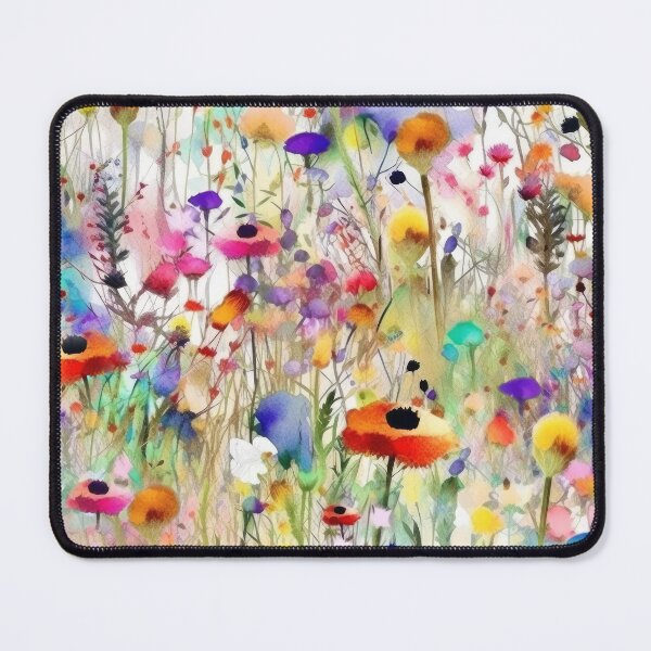 Item preview, The wildest watercolor wildflower meadow 1 designed and sold by UtArt.