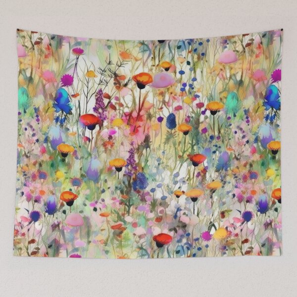 Item preview,  The wildest watercolor wildflower meadow 2 designed and sold by UtArt.