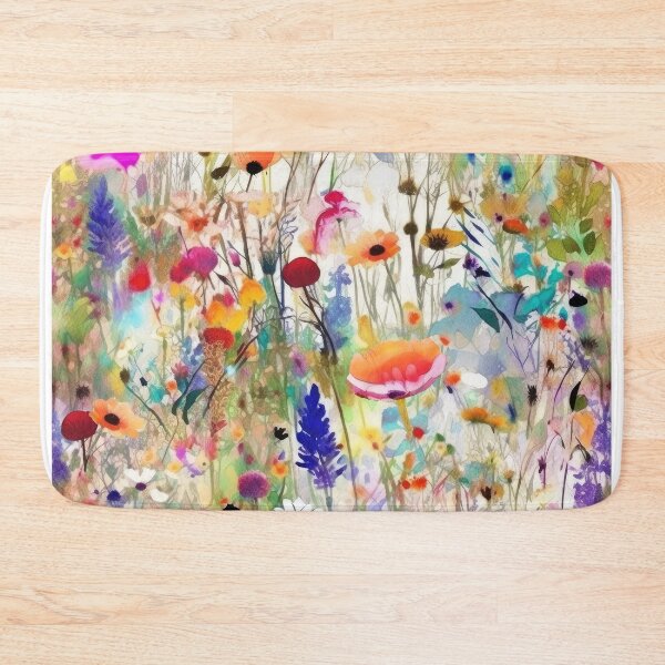 Item preview, The wildest watercolor wildflower meadow 3 designed and sold by UtArt.