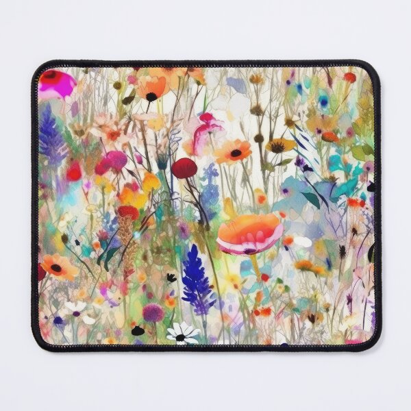 Item preview, The wildest watercolor wildflower meadow 3 designed and sold by UtArt.