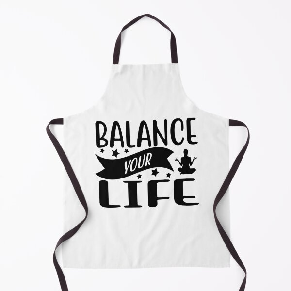 Item preview, Yoga Quote Balance Your Life Motivational Saying designed and sold by SoccaTamam.