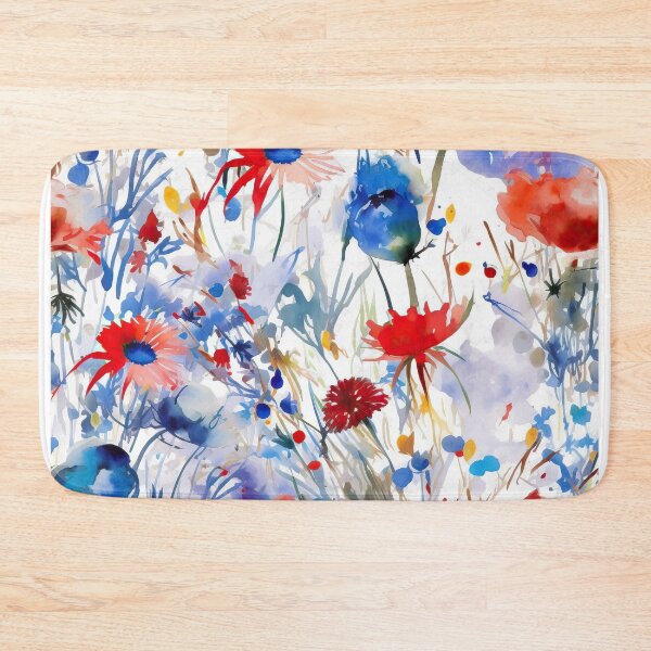 Item preview,  The wildest watercolor cornflower and poppy meadow  designed and sold by UtArt.