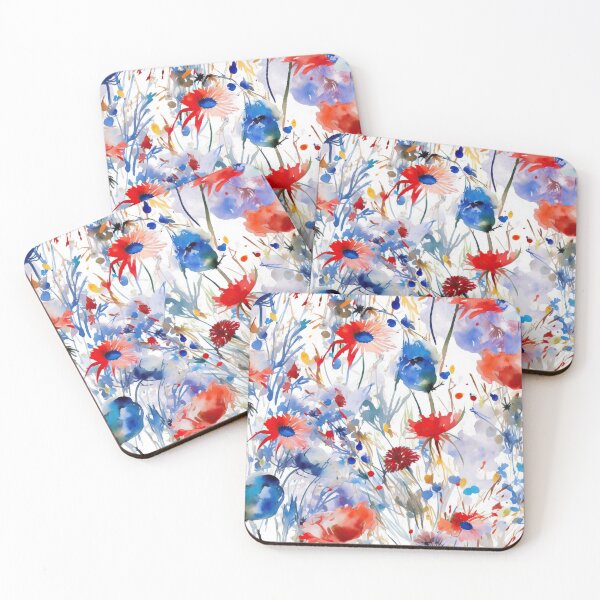 Item preview,  The wildest watercolor cornflower and poppy meadow  designed and sold by UtArt.