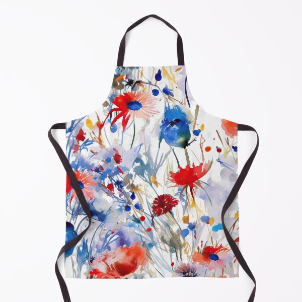 Item preview,  The wildest watercolor cornflower and poppy meadow  designed and sold by UtArt.