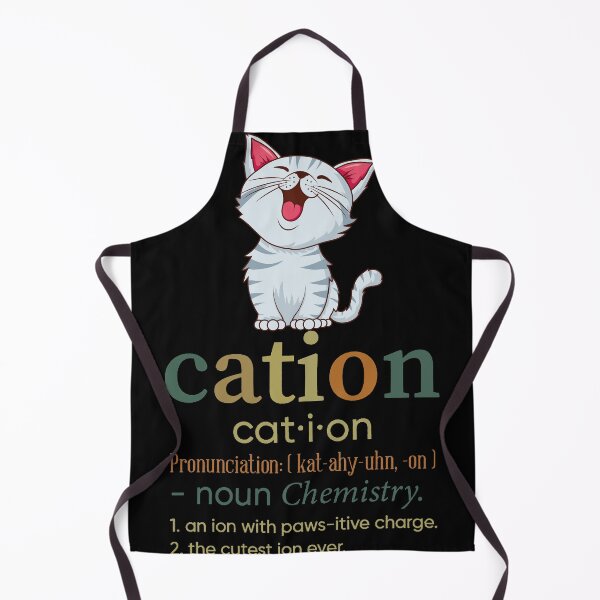 Item preview, Cute Cation Chemistry Pun Cat designed and sold by fredrickmassey.