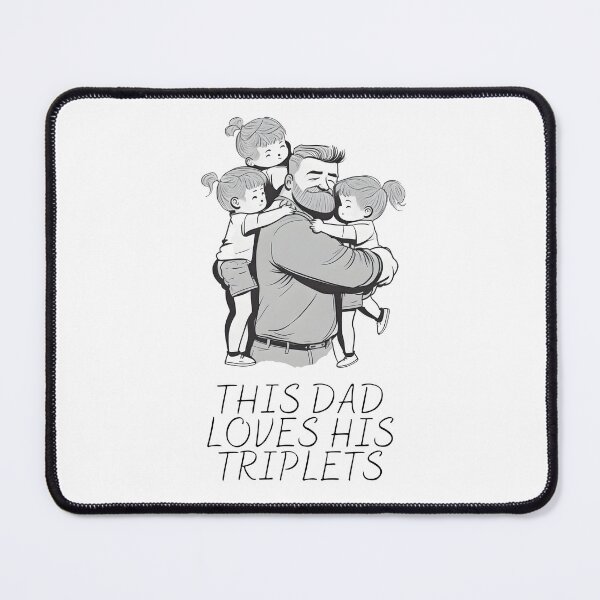 Item preview, This Dad Loves His Triplets designed and sold by Yevhenii Kravchuk.