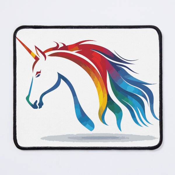 Item preview, a colorful unicorn designed and sold by Rim0204.