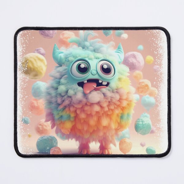 Item preview, Sparkling monster cute gift colorful fur love adorable chuppy designed and sold by Dontobiasshop.