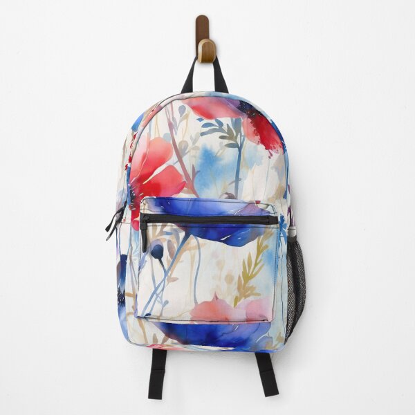 Item preview, The wildest watercolor cornflower and poppy meadow 1 designed and sold by UtArt.