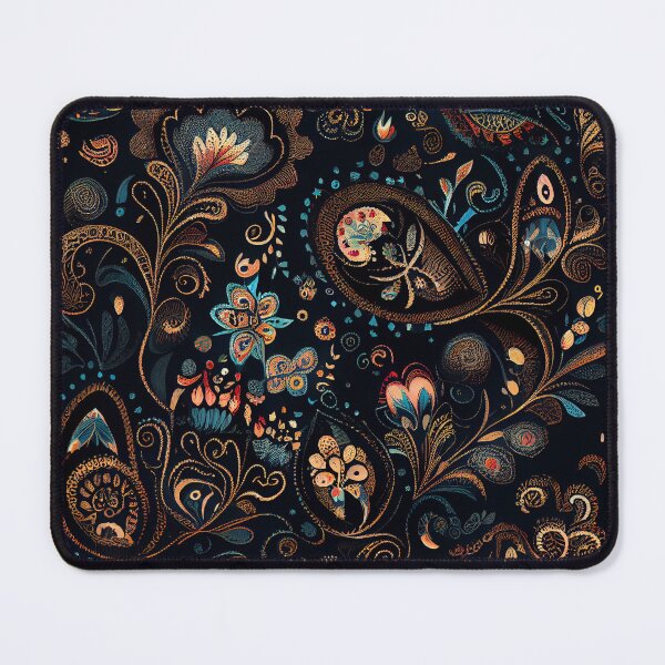 Artikelvorschau, Dreamy Dark Cute Traditional Pattern Digital Painting entworfen und verkauft von CodeAndColors.