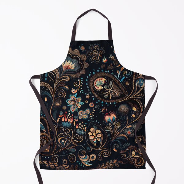 Artikelvorschau, Dreamy Dark Cute Traditional Pattern Digital Painting entworfen und verkauft von CodeAndColors.